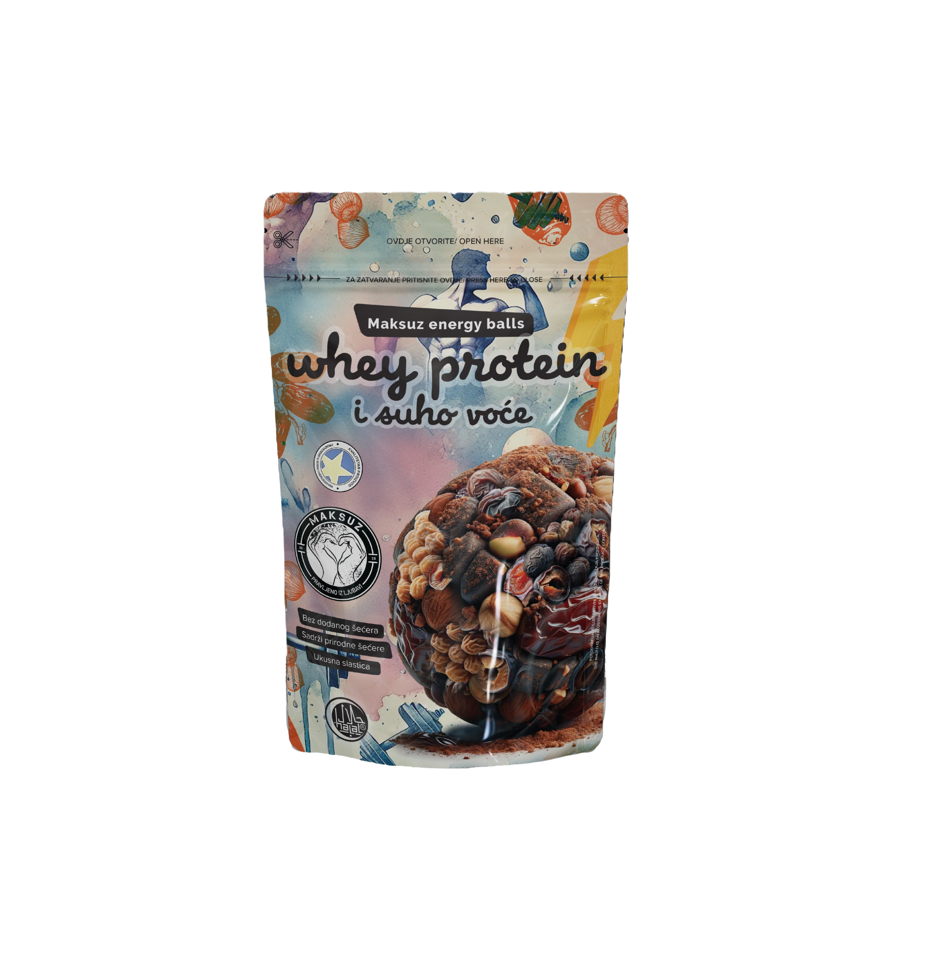 Whey protein & torkad frukt 8-pack