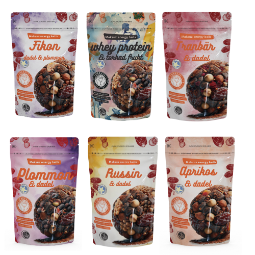 Energy balls individually